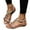 Beige-1, variant on Women Wedge Shoes Flat Beaded Sandals Beach Sandals Thong Flat Beach Slippers Sandals