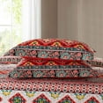 thumbnail image 4 of NEWLAKE Cotton Bedspread Queen Quilt Sets Reversible Patchwork Coverlet Set, European Boho Striped Pattern, 4 of 7