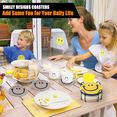 thumbnail image 5 of Posavasos divertidos para bebidas con soporte, posavasos trenzados hechos a mano para mesa de centro, 5 of 5