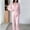 Purple Pajamas for Daily, variant on MGDXOX Pajamas for Women Set Silk Pjs 2 Piece Satin Sleepwear Long Sleeve Button Down Lounge Sets with Long Pants Red M