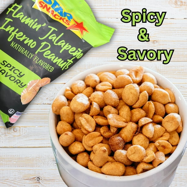 Flamin' Jalapeo Nuts (19) - Nut snack - Walmart Business Supplies
