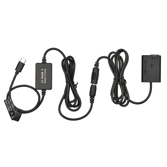 C PD USB Tipo C Cable A NP-FW50 Batería Dummy DC Reemplazo Para A7S2 A7S A7 II R RII A7M2 A6000 A6300 A6500 A7000