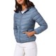 thumbnail image 4 of CHAQUETA DE PLUMAS CON CAPUCHA PARA MUJERES INSPIRADA CHIC, CORTA, EMPACABLE, ULTRA LIGERA, INVIERNO, TALLA 3XL, AZUL, 4 of 5