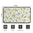 thumbnail image 5 of Yellow Lemon Fruit Olives White Pattern Door Rugs,Washable Non Slip Door Mats Indoor,Decorative Door Mats,Entry Mat Indoor for Entrance,Bedroom,Kitchen,Bathroom,30"x17", 5 of 6
