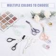 thumbnail image 7 of Unique Bargains Eyebrow Trimmer Scissors with Comb Stainless Steel Eyebrow Comb Scissors for Shaping Eyebrows Pink, 7 of 7