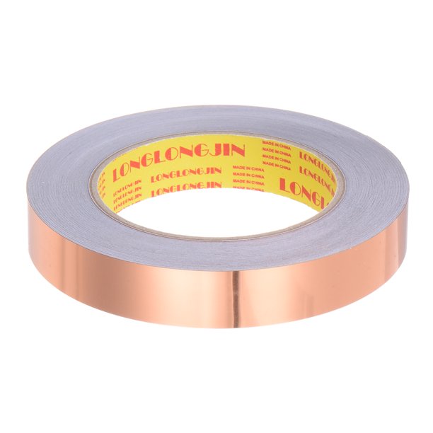 Moldura Adorno Espacio Sellado Cinta 0.79'x82 Pies Auto Adhesivo Malla Tira Hogar Decorativos Rosa Dorado Unique Bargains