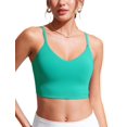 thumbnail image 1 of Top de Bikini CRZ YOGA con Relleno en Forma de V y Tirantes Ajustables L, 1 of 4