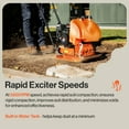 thumbnail image 4 of SuperHandy Steel Tamper Machine, Power Plate Compactor, 7HP, 4200lbs Impact, 5500VPM, 20 x 15 in Base with Integrated Water Storage, 4 of 7
