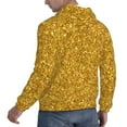 thumbnail image 6 of Salouo Gold Glitter Pattern Men's Fall Hoodie Sweatshirt,Sport Hoodie with Pockets for Men Pullover Casual Hooded Sweatshirt-Small, 6 of 7