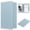 Ice Blue, variant on Server Book Organizer with Zipper Pocket for Waitress, Cute Waiter Server Wallet, Booklet Restaurant Waitstaff Organizer, Serving Guest Check Book Holder Money Pocket Fits Server Apron, Black