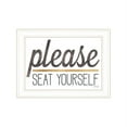 thumbnail image 2 of Please Seat Yourself by Marla Rae Framed Print Wall Art Wood Multi-Color, 2 of 4