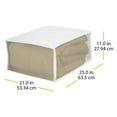 thumbnail image 3 of Whitmor Mfg. White Blanket Storage bag  5003-09, 3 of 4
