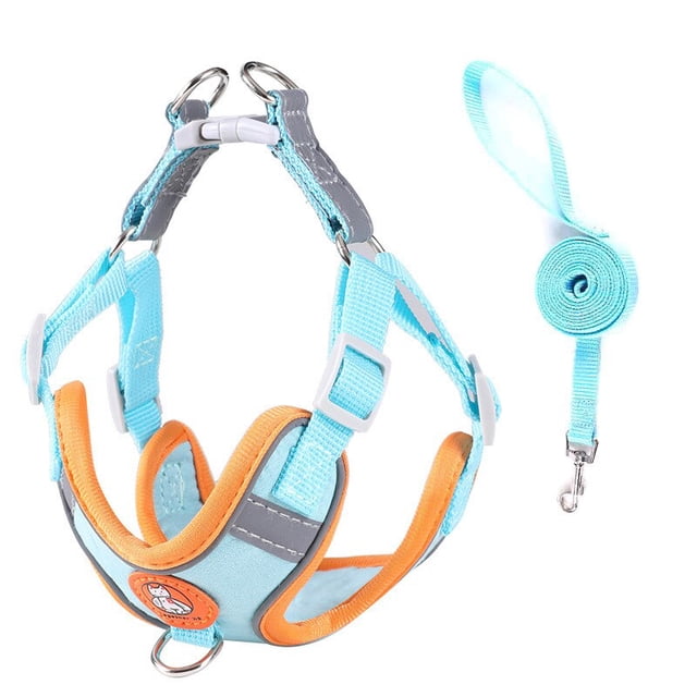 Reflective Dog Harness No Pull Cute Pet Soft Walking Leash Set Adjustable Dogs Harnesses Vest Chihuahua For Small Medium Dogs