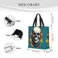thumbnail image 3 of Balery Modern Hip-Hop Skull Bolsa de Mano para Mujeres con Cremallera, Bolsa de Gimnasio con Compartimentos, Bolsa para Laptop, Bolsa para Trabajo, 3 of 7