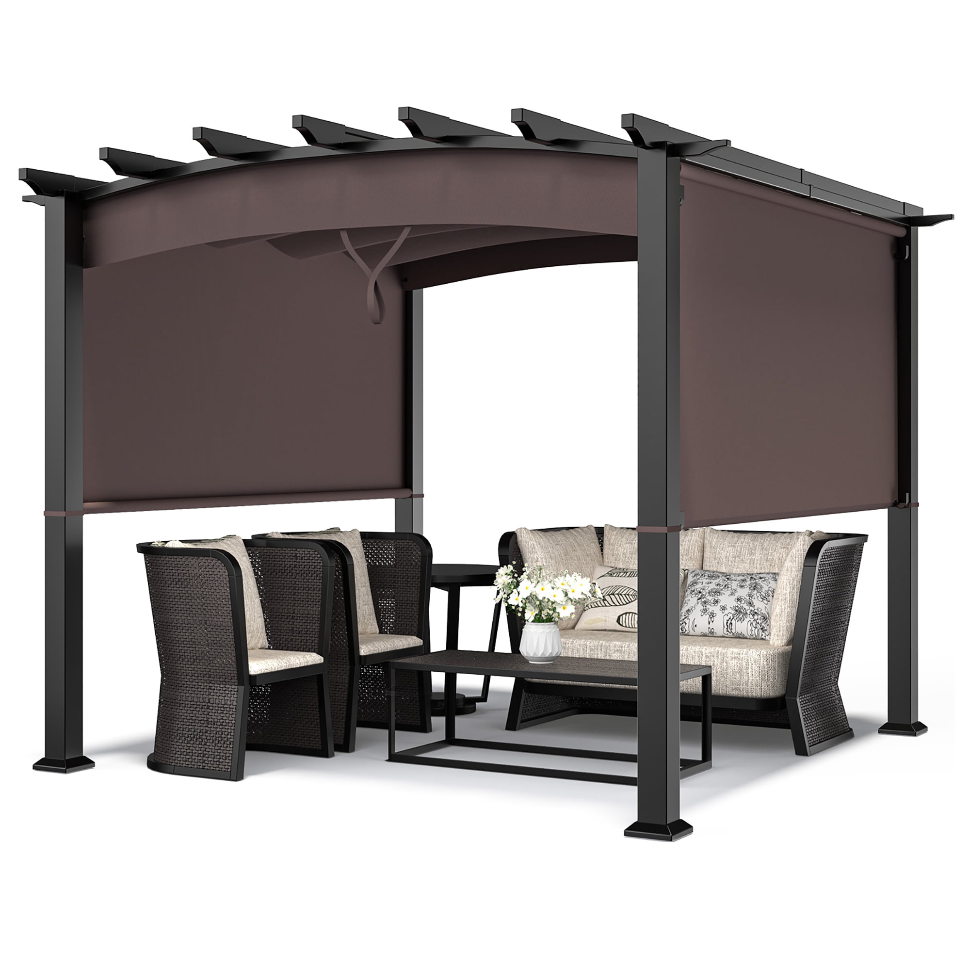 Costway 10 x 10ft Patio Pergola Gazebo 