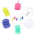 thumbnail image 6 of 6 pcs Cellphone Holder Keyrings Portable Phone Holder Mini Phone Holder Silicone Cellphone Stand, 6 of 6
