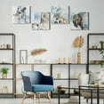 thumbnail image 6 of Wexford Home Watercolor Wild Animal Canvas Prints Wall Art Nursery Décor for Kids Room Office Room Farmhouse, Set of 4 (16" x16" each), 6 of 7