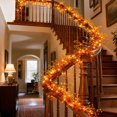thumbnail image 5 of 71 Inch LED Glowing Black Ivy Garland, Artificial Hanging Yellow Fern Greenery Vines with Lights, Fake Leaves Swag for Halloween Thanksgiving Indoor Outdoor Garden Wall Party Decor, 5 of 9