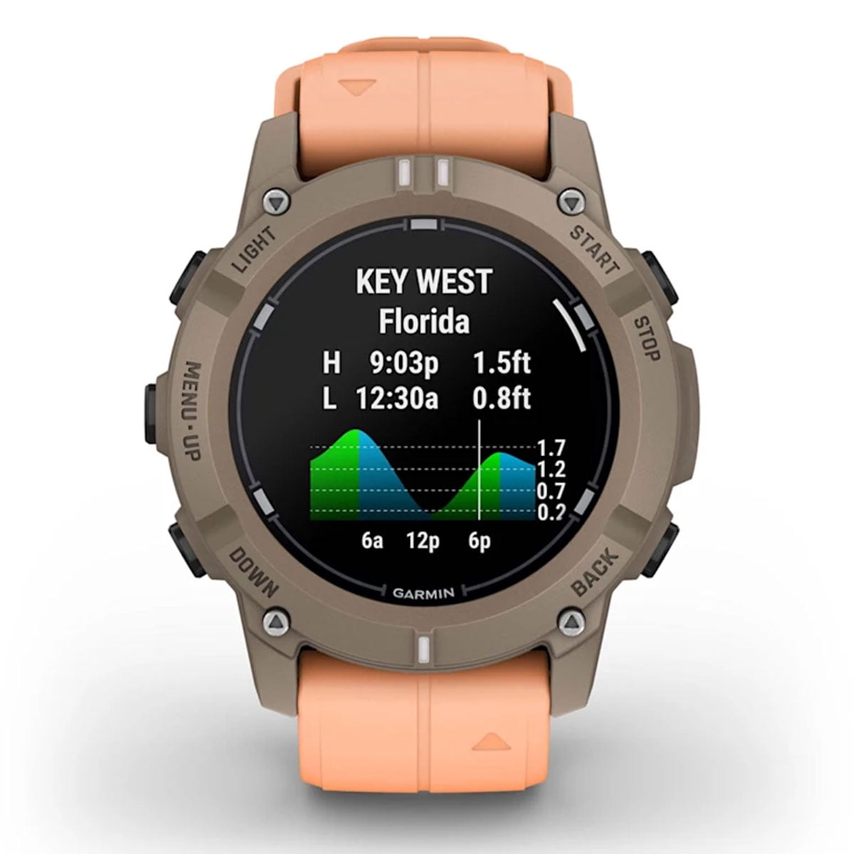 Garmin Descent G2 (Paloma with Shell Pink Band) AMOLED Dive Computer Watch Bundle with PlayBetter Dry Bag Pack