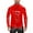 Red, variant on Men Shiny PVC Leather Shirt, Long Sleeve, Full Zipper, Male Glossy Leather Casual Tops