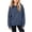 Dark Blue, variant on Sevevn Girls Casual Long Sleeve Hoodies Cute Oversized Pocket Sweatshirt Tops