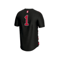 thumbnail image 3 of Unisex GameDay Greats #1 Black Stanford Cardinal Lightweight Soccer Fashion Jersey, 3 of 3
