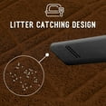 thumbnail image 3 of GFDYREE Non-Slip Padded Mesh Kitty Litter Mat Trapping Tray for Cats and Kittens (Brown, Large), 3 of 7