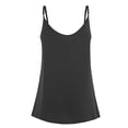 thumbnail image 6 of Babysbule Womens Tank Tops Womens Tops Solid Buttons V-Neck Sexy Vest Sling Camisole Sleeveless T-Shirt, 6 of 7