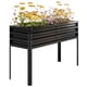 thumbnail image 1 of Cama de Jardín Elevada con Patas, Caja de Macetas Elevada, Cama Elevada para Flores para Exteriores, Caja de Macetas de Metal para Verduras, Flores y Hierbas, Apta para Patio, Jardín Trasero, 1 of 11