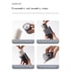 thumbnail image 4 of Mini aspiradora para coche con aspiración de 8000Pa, aspiradora portátil recargable USB para grietas y teclado, incluye cepillo y boquilla, batería de 1200mAh, blanca, 4 of 9