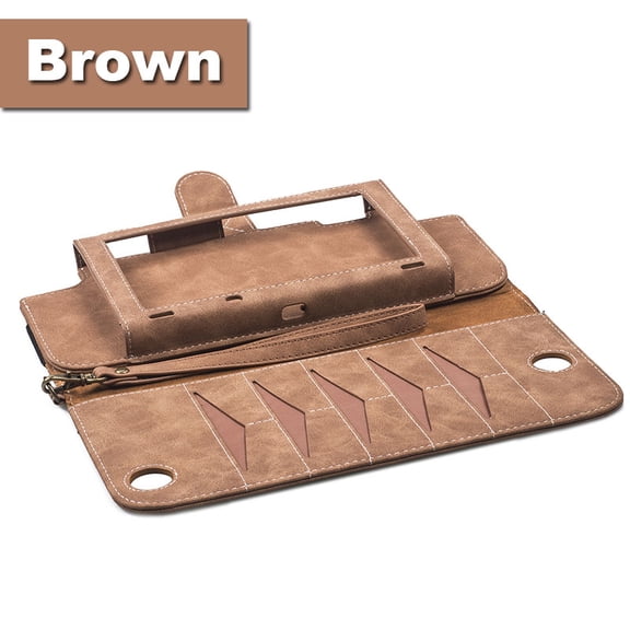 PU Leather Protective Case Bag For Nintend Switch Multifunctional Support Portable For Controller Game Cards For NS Accessories