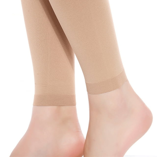 maskred Bas de Compression pour Femmes Hommes Confortables et Durables Faciles à Porter Couleur Peau L 1Set