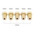 thumbnail image 4 of Boquil V6 de tón de 10 piezas 0,2 mm 1,75 mm para Chip de rosca M6 0.25mm Sunnimix Boquilla de cobre amarillo, 4 of 8