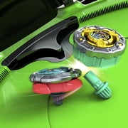 Beyblade X Sneak Attack Battle Set with Beystadium, 2 Tops, 2 Launchers, Yellow and Green, Ages 8 and up
