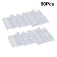 WAXIAYU 50 Clear Plastic Basket Labels for Retail, Refrigerator, Drawer