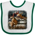 thumbnail image 3 of Inktastic Bull Riding Boys or Girls Baby Bib, 3 of 4