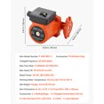thumbnail image 4 of VEVOR F-009-BF5-J Cast Iron Circulator Pump, 17 GPM, AC 120V 35 ft Hot Water Recirculating Circulation Pump, 3/4-Inch Flange Connection, 3-Speed Adjustment, Quiet Operation, for Home Heating System, 4 of 9