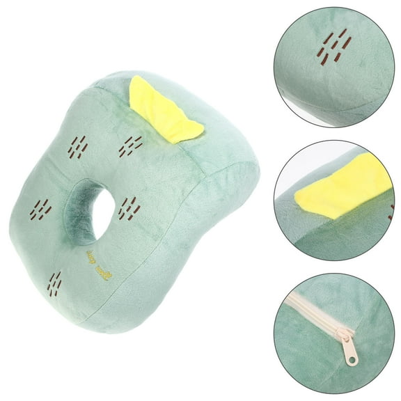 LEORX Face Down Pillow with Curved Grooves for Neck and Back Support