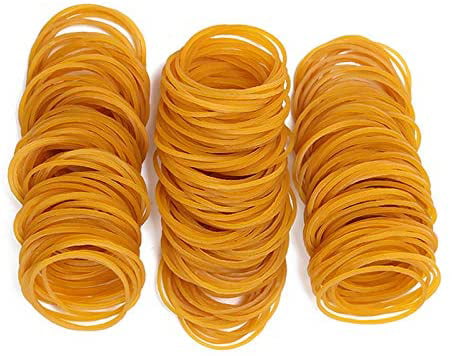 Rubber Bands Small 650 pcs size16 Rubber Bands 38mm #16 Rubber Band for Office Supplies School Home Elastic Hair Band 