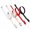 4 colors, variant on EKIND Elastic Adjustable Removable Lingerie Straps 10mm Width Cotton Replacement Sexy Bra Shoulder Strap(4Pairs,Red)