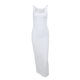 thumbnail image 4 of VISgogo Vestido sin mangas para mujer con abertura Color sólido Slim Fit Verano Casual Sin mangas Vestido de fiesta Streetwear VISgogo  moda, 4 of 9
