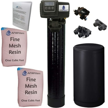Iron Pro 2 Combination water softener iron filter Fleck 5600SXT digital metered valve 64,000 grain, 64k for whole house