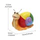 thumbnail image 3 of Maceta de resina con forma de caracol arcoíris para jardín, sala de estar, decoración de mesa, animales, 3 of 5