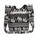 thumbnail image 1 of Bolso Bandolera Hippie Sunnimix Algodón Bohemio Hobo Sling Bag Messenger Negro Monedero de hombro hippie tailandés, 1 of 8