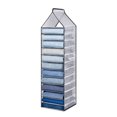 thumbnail image 1 of Organizador de armario colgante con 12 compartimentos, plegable, para ropa y accesorios, color gris, 1 of 14