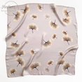 thumbnail image 5 of Silk Scarf for Women, 100% Mulberry Silk, 65x65cm Square, Head & Neck Scarf,65,Purple, 5 of 7
