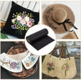 thumbnail image 6 of Black Embroidery Stabilizer 12 Inchx25 Yards Cut Away Embroidery Stabilizer 0.2mm Thick Water Soluble Stabilizer for Machine Embroidery DIY Luggage Construction Decoration 1roll, 6 of 6