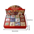 thumbnail image 1 of XWSHYW Decoraciones Navideñas Caja Pequeña de Hojalata, Caja de Regalo de Navidad, Caja de Embalaje, Caja de Dulces, Caja de Hojalata, Caja de Color para Hornear, Juego, 1 of 2
