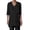 Black, variant on Dual Chest Patch Pocket Linen Tunic Blouse Adjustable Slit Cuff Curved Hem Solid Loose Casual Top for Women Spring Summer Daily Office Wear S-3XL