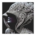 thumbnail image 2 of Rewenti Elegant Lady Diy Rhinestone Art Kitgraceful Female Figure Patternhigh-Quality Canvas Shiny Diamonds Fullpartial Drill for Home Wall, 2 of 5